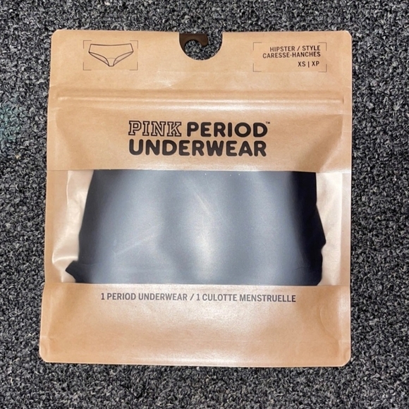 NWT Victorias Secret PINK Gray Marble Period Boy Shorts Sz M, Never Worn - Picture 2 of 9